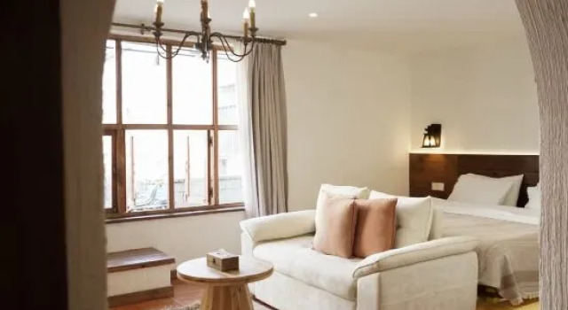 Двухместный люкс c 1 комнатой Yu coffee Studio Homestay