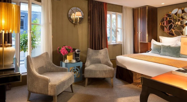 Номер Deluxe с балконом Hôtel Baume