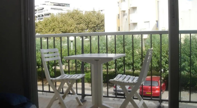 Студия Studio la grande motte, parking, petite vue mer