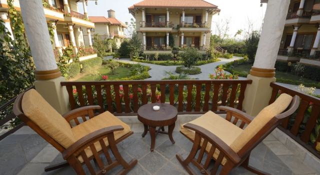 Двухместный номер Superior c 1 комнатой с балконом Green Park Chitwan