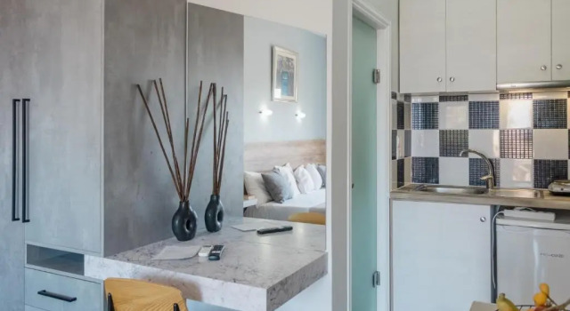 Студия с видом на море Miramare Boutique Apartments