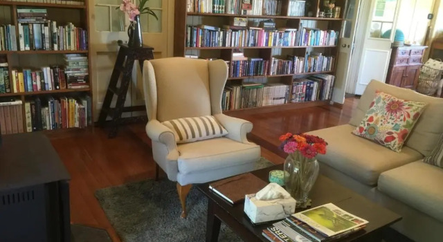 Люкс с балконом и с красивым видом из окна Gridley Homestead B&B