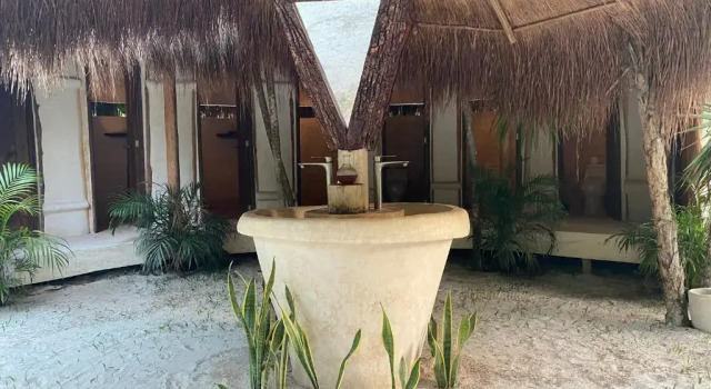 Tenda vista oceano Glamp Ikal Tulum