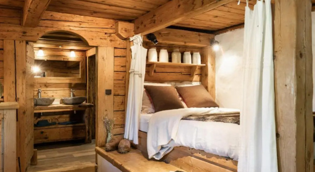 Chalet savoyard rénové, 10 pers, proche pistes, animaux admis - FR-1-304-162, Забронировать Шале Виллы Овернь-Рона-Альпы, Вилла