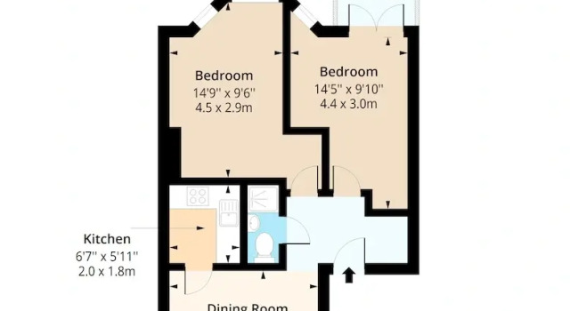 Апартаменты с 3 комнатами Imperial Earls Court Apartments