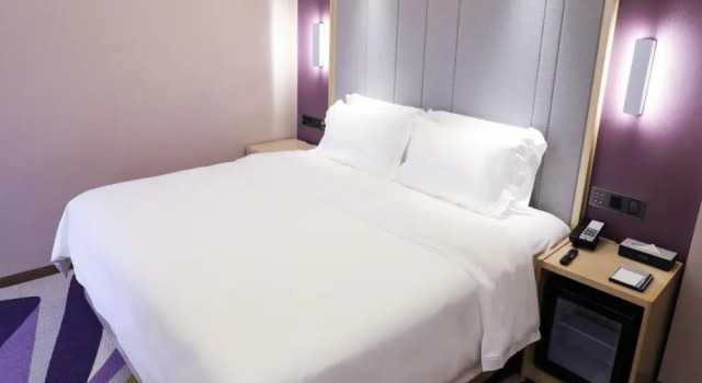 Двухместный люкс Deluxe с видом на улицу LAVANDE HOTELS SHENZHEN NORTH STATION LONGHUA FOXCONN HEADQUARTERS