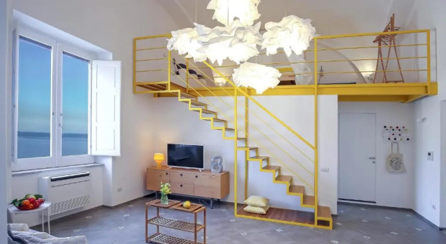 Апартаменты с 2 комнатами с видом на море Starhost - CASTLE MEZZACAPO seaview terrace, garden and parking
