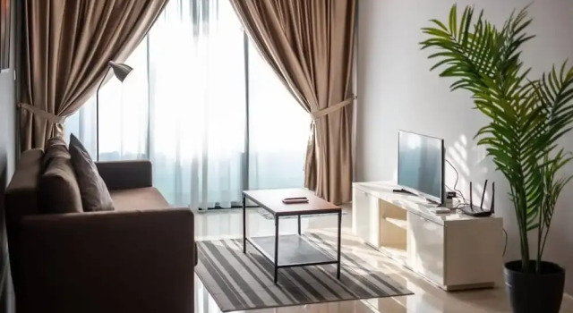 High Floor Suasana Suites 5 in JB City With Wifi, Rezerwuj Apartament Johor Bahru Johor