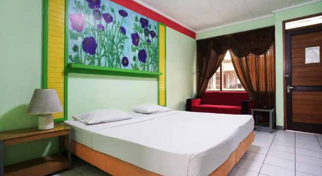 Lüks çift kişilik oda Hotel Bandung Permai