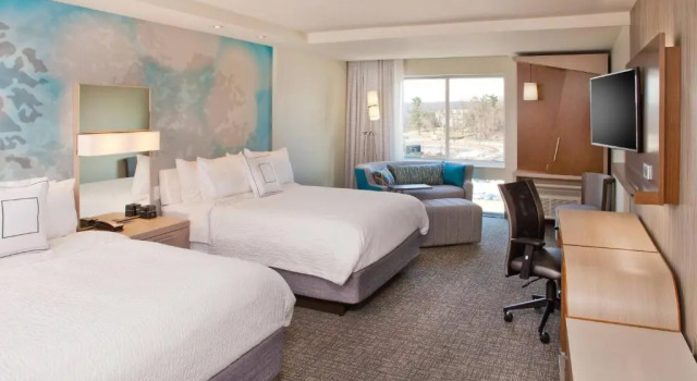 Двухместный номер Deluxe Courtyard by Marriott Yonkers Westchester County