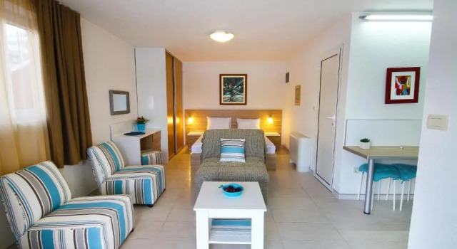 Студия с видом на море Aruba Apartments