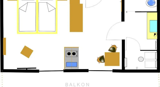 Двухместный номер Deluxe с видом на горы Haus Hintertux