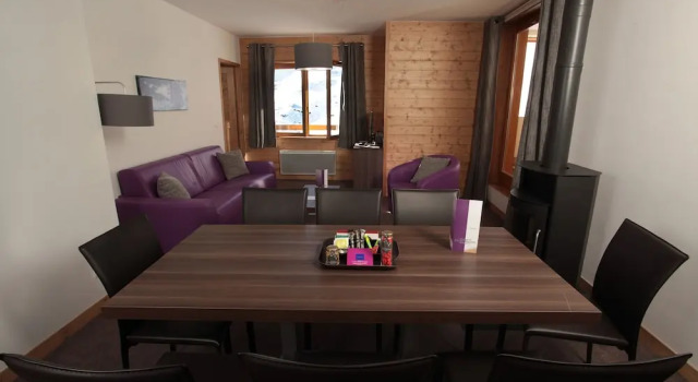 Апартаменты с 2 комнатами с красивым видом из окна Résidence Le Chalet du Mont Vallon