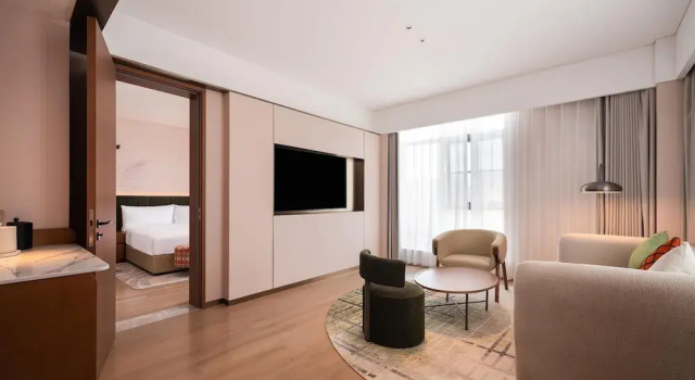 Люкс Deluxe Hilton Garden Inn Xinyang East Railway Station