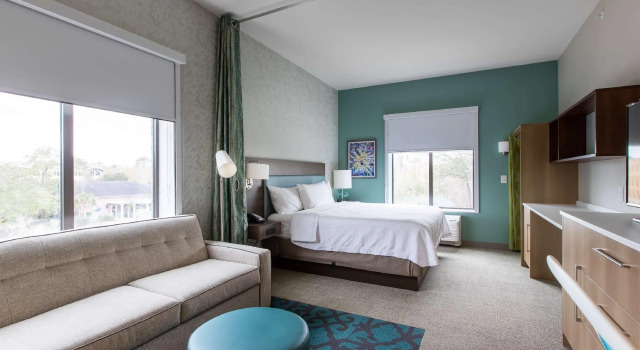 Двухместная студия-люкс Home2 Suites By Hilton Charleston Daniel Island, Sc