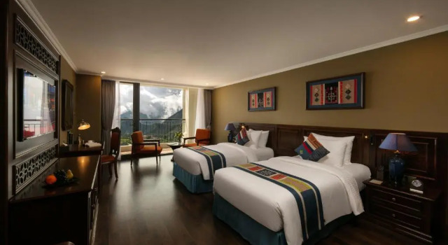 Двухместный номер Deluxe с видом на горы Pistachio Hotel Sapa