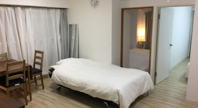 Апартаменты с 2 комнатами с балконом и с видом на город Jpride Uemachidai Condo