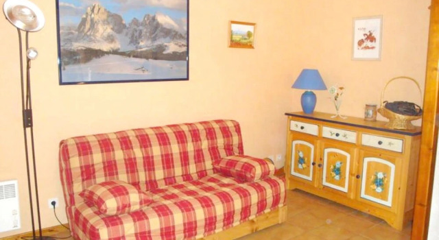 Studio in Praz-sur-arly, With Wonderful Mountain View and Enclosed Gar