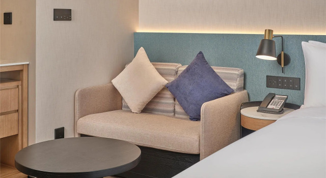 Номер Standard с красивым видом из окна Hilton Guangzhou Baiyun Airport Terminal 3