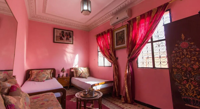 1 slaapkamer Luxe Suite met balkon Riad La Source Bleue