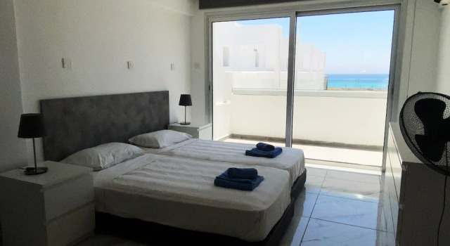 Апартаменты Superior с 2 комнатами с видом на море Nissi Avenue Suites