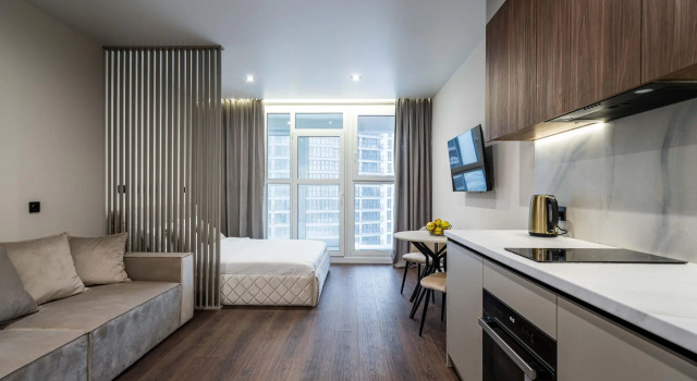 Студия Bulbash Apartments (Бульбаш Апартаменты) на улице Лейтенанта Кижеватова 3Г