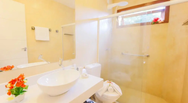 Апартаменты Standard с 2 комнатами с балконом и с красивым видом из окна Residence Pé na Areia