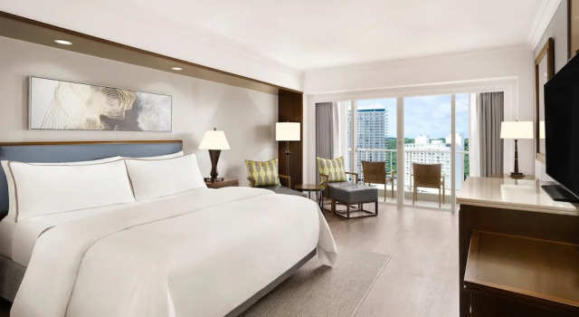 Двухместный номер Executive Level с балконом и с видом на океан The Westin Resort Guam