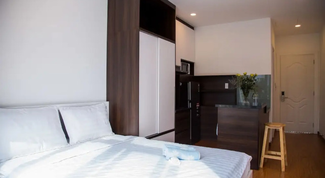 Номер Deluxe с балконом и с видом на парк Melow Riverview Apartment