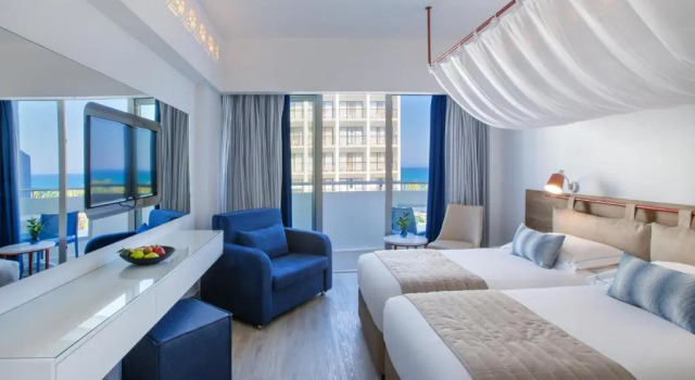 Premium Superior Double room with Side Sea View Lordos Beach Hotel