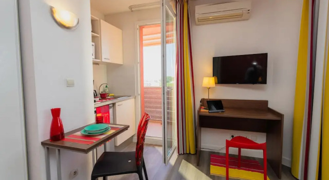 Двухместная студия Comfort Appart-Hôtel Mer & Golf City Perpignan Centre