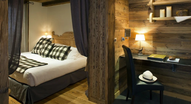 Двухместный номер Superior с балконом Hotel-Chalet de Tradition Hotel Hermitage