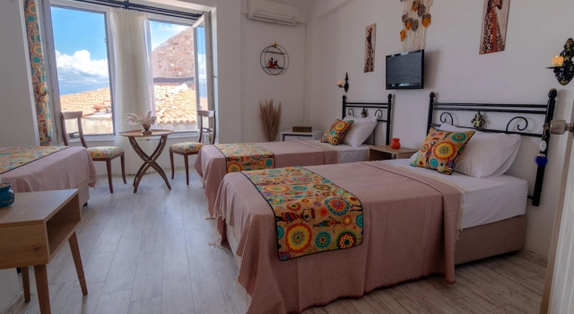 Семейный номер Standard с видом на море e2 Deniz Otel