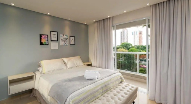 Lindo Studio no Setor Bueno - Edifício The Expression - Vista Piscina - WIfi - TH304, Забронировать Отель Setor Bueno Гояния, рядом с T-25 Square