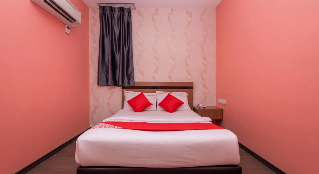 Deluxe Dvoulůžkový s manželskou postelí pokoj OYO 504 Hotel Aromas Kulai