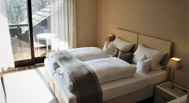 Двухместный номер Standard с балконом Hotel garni Bellevue