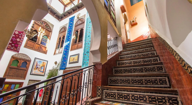 Riad dar mansoura, Rezervovat Hotel Hotely v Fès s parkováním, Parkování