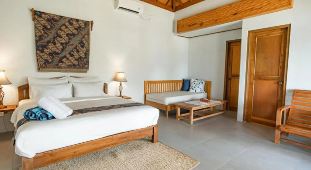 Standard famille chambre Vue mer Legon Waru Cottage