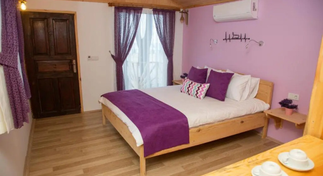 Двухместный номер Deluxe с балконом и с видом на море Kara Kedi Beach Bungalow
