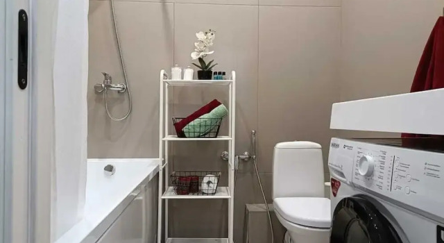Двухместные апартаменты Comfort с видом на внутренний двор Business Aparts near MEGA Almaty