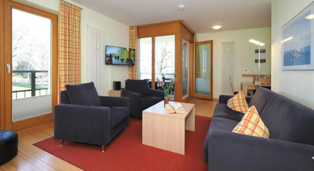 Апартаменты Kaiservillen Heringsdorf - Appartement mit 2 Schlafzimmern und Balkon D202