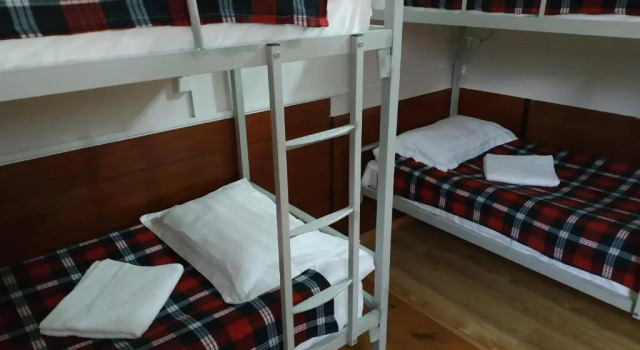 Кровать в общем номере Hostel Portal