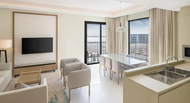 Апартаменты с 3 комнатами с видом на море Vida Beach Resort Marassi Al Bahrain