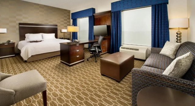 Двухместный люкс Hampton Inn and Suites Washington DC North/Gaithersburg