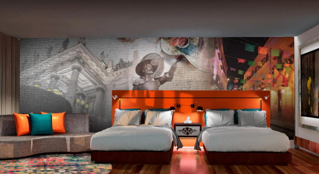 Четырёхместный номер Standard Hotel Indigo Guanajuato by IHG