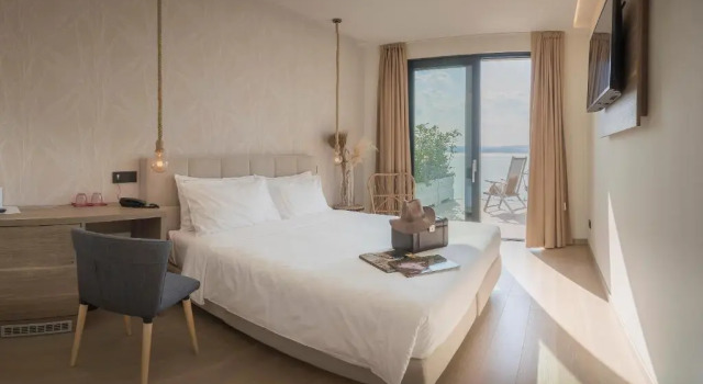 Двухместный номер Deluxe с видом на озеро Hotel Vinci Sirmione