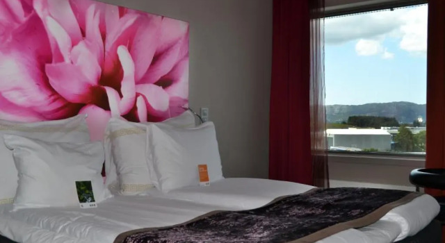 Двухместный номер Deluxe с видом на горы Clarion Hotel Bergen Airport Terminal
