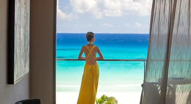Двухместный люкс с ванной с видом на океан Palmaïa The House of AïA All Inclusive Wellness Resort