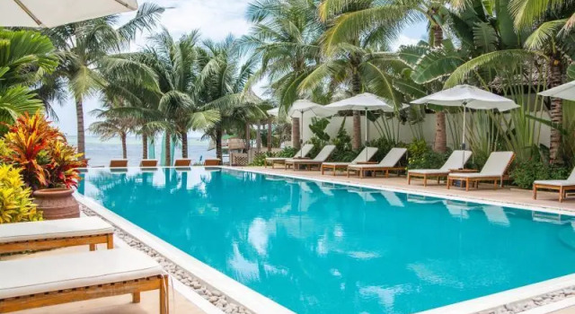Люкс с видом на сад Villa Aria Boutique Muine
