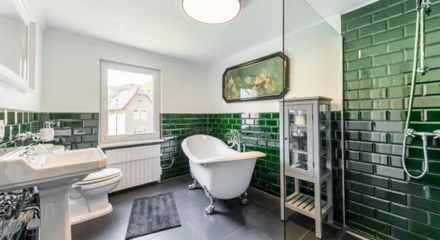 Коттедж c 1 комнатой Haus am Wald - Ferienhaus mit Garten & Hund in der Sächsischen Schweiz